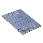 Jeremiah 29:11 Denn ich kenne die Pläne Blaues Geb Notizblock (Rechte Seite)