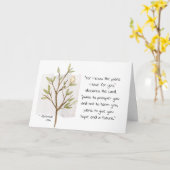 Jeremiah 29:11 Denn ich kenne die Pläne, die ich f Karte (Gelbe Blume)