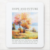 Jeremiah 29:11 Denn ich kenne die Pläne, die ich f Mousepad (Vorne)