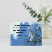 Jeremiah 29:11 Denn ich kenne die Pläne, die ich f Postkarte (Stehend Vorderseite)