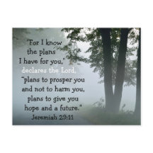 Jeremiah 29:11 Denn ich kenne die Pläne, die ich f