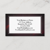 Jeremiah 29:11 Denn ich kenne die Pläne, die ich f Visitenkarte (Rückseite)