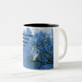 Jeremiah 29:11 Denn ich kenne die Pläne, die ich f Zweifarbige Tasse (VorderseiteRechts)