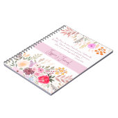 Jeremiah 29:11 - Denn ich kenne die Pläne rosa Blu Notizblock (Linke Seite)