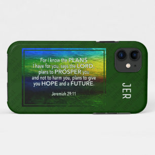 Jeremiah 29:11 DENN ICH KENNE DIE PLANS Bibel GR Case-Mate iPhone Hülle