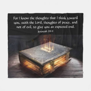 Jeremiah 29:11 fleecedecke