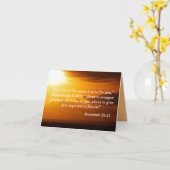 Jeremiah 29:11 Förderung Karte (Gelbe Blume)