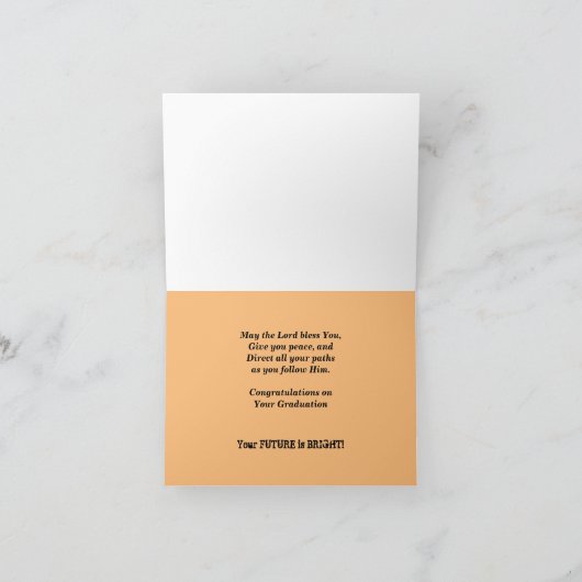 Jeremiah 29:11 Förderung Karte (Innenseite)