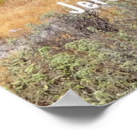 Jeremiah 29:11 Gottes Pläne Bibel Verse Vibrant Poster (Ecke)