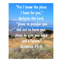 Jeremiah 29:11 Gottes Pläne Bibel Verse Vibrant