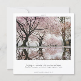 JEREMIAH 29:11 GOTTES VERSPRECHENDE SCRIPIX-Karte Einladung