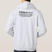 Jeremiah 29:11-Hoodie Hoodie (Rückseite)