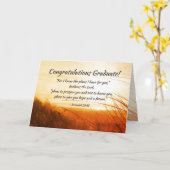 Jeremiah 29:11 "Ich kenne die Pläne" Abschluss Car Karte (Gelbe Blume)