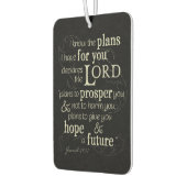 Jeremiah 29:11 Ich kenne die Pläne, die ich für di Autolufterfrischer (Links)