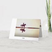 Jeremiah 29:11 Ich kenne die Pläne, die ich habe A Karte (Rückseite)