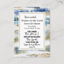Jeremiah 29:11 Ich kenne die Pläne, die ich habe E