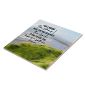 Jeremiah 29:11 Ich kenne die Pläne, die ich habe I Fliese (Seite)