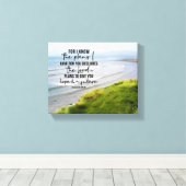 Jeremiah 29:11 Ich kenne die Pläne, die ich habe I Leinwanddruck (Insitu (Holzboden))