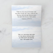 Jeremiah 29:11 Ich kenne die Pläne, die ich Irland Karte (Innenseite)