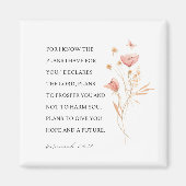 Jeremiah 29:11 Ich kenne meine Pläne für Sie Magnet (Vorne)