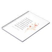 Jeremiah 29:11 Ich kenne meine Pläne für Sie Notizblock (Linke Seite)