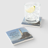 Jeremiah 29:11 Ich kenne meine Pläne für Sie Steinuntersetzer (Seitenansicht)