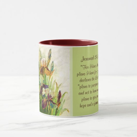 Jeremiah 29:11 Ich kenne meine Pläne für Sie Tasse (Zentrum)