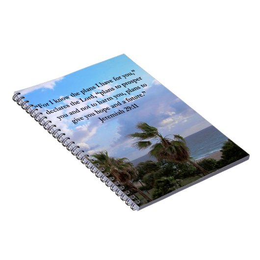 JEREMIAH 29:11 INSPIRATIONALE VERSE NOTIZBLOCK (Rechte Seite)