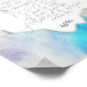 Jeremiah 29:11 Inspirierend Verse für Baby-Partys Poster (Ecke)