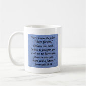 Jeremiah 29-11 kaffeetasse (Links)