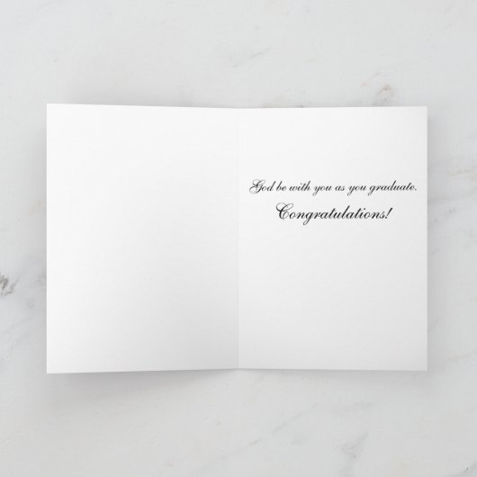 Jeremiah 29:11 Kartengraduierung Karte (Innenseite)