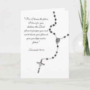 Jeremiah 29:11 Kartengraduierung Karte