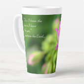 Jeremiah 29:11 Latte Tasse (Linke Ecke)