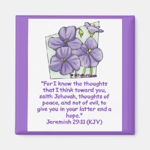 Jeremiah 29:11 magnet