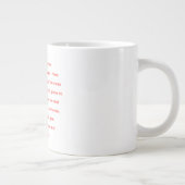 Jeremiah 29:11 Mandala Jumbo Tasse (Rechts)