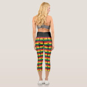Jeremiah 29:11 | Patriotisch | GHANA FLAG Capri Leggings (Rückseite)