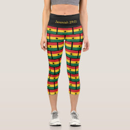 Jeremiah 29:11 | Patriotisch | GHANA FLAG Capri Leggings