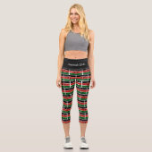 Jeremiah 29:11 | Patriotisch | KENYA FLAG Capri Leggings (Vorderseite)