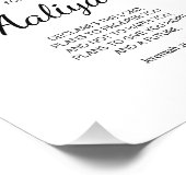 Jeremiah 29:11 Persönliche Gestaltung der rosa Ros Fotodruck (Ecke)