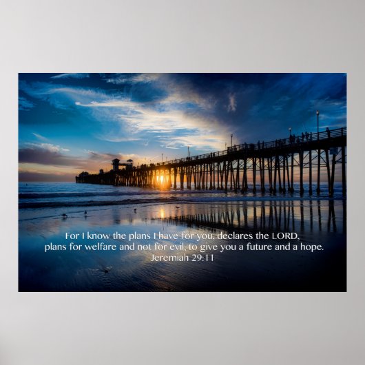 Jeremiah 29:11 poster (Vorne)