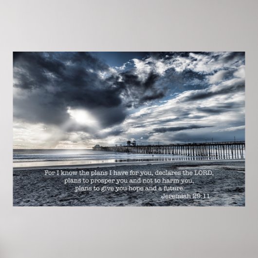 Jeremiah 29:11 poster (Vorne)