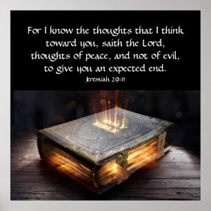 Jeremiah 29:11 poster
