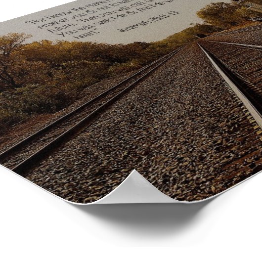 Jeremiah 29:11 Poster (Ecke)