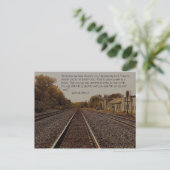 Jeremiah 29:11 Postkarte (Stehend Vorderseite)