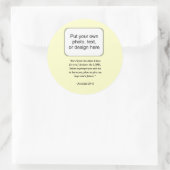 JEREMIAH 29:11 RUNDER AUFKLEBER (Tasche)