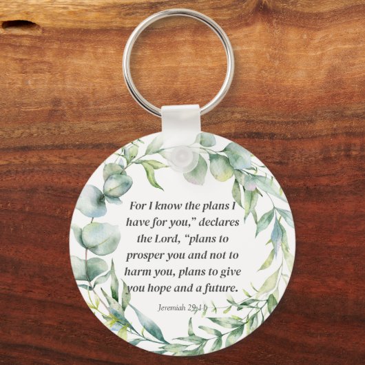Jeremiah 29:11 schlüsselanhänger (Vorderseite)