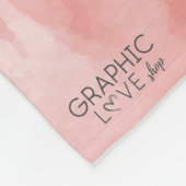 Jeremiah 29:11 Schrift: GraphicLoveShop Fleecedecke (Ecke)