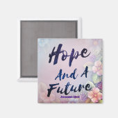 Jeremiah 29:11 Square Magnet (Vorderseite/Rückseite)