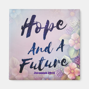 Jeremiah 29:11 Square Magnet