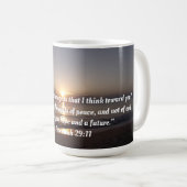 Jeremiah 29:11 Tasse (VorderseiteRechts)